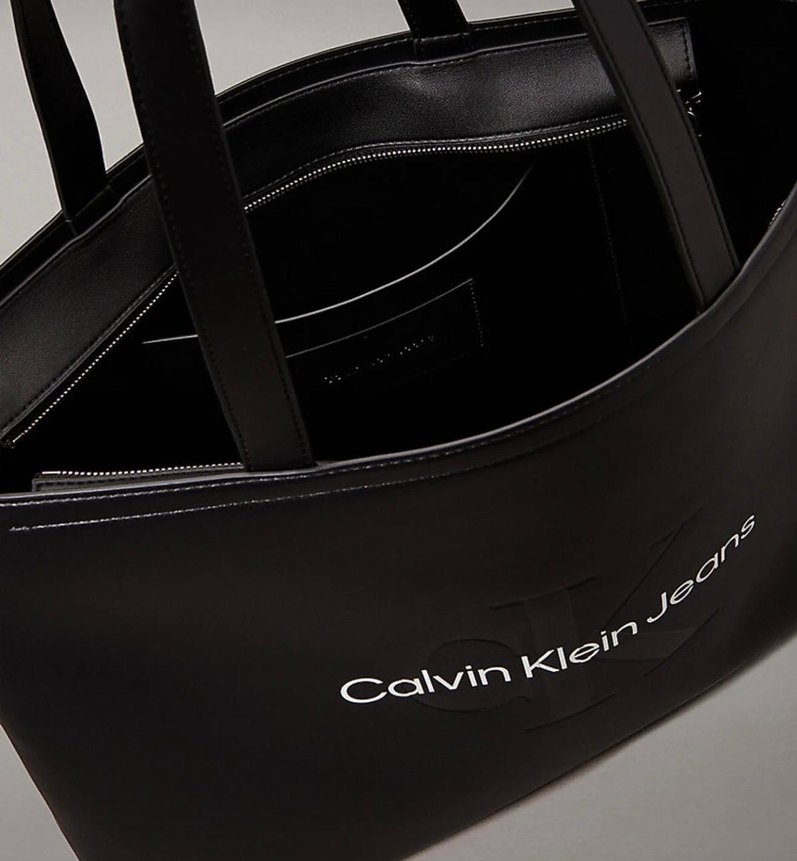 Calvin Klein Siyah Deri Kadın Çanta - Görsel 3