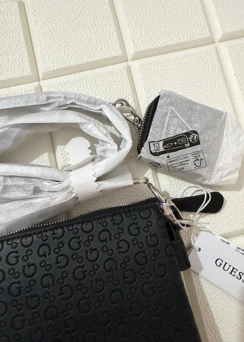 Guess Gri Desenli Kadın Deri Çanta - Görsel 4