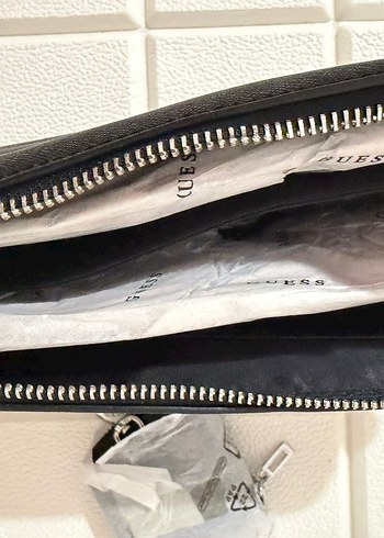 Guess Gri Desenli Kadın Deri Çanta - Görsel 6