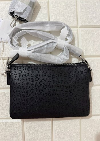 Guess Gri Desenli Kadın Deri Çanta - Görsel 8