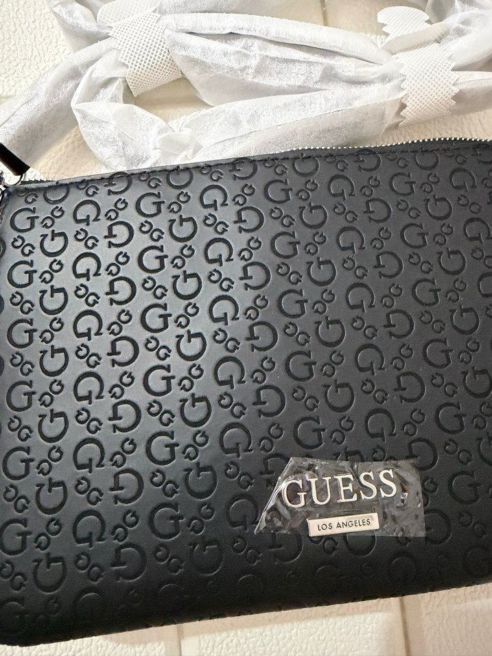 Guess Gri Desenli Kadın Deri Çanta - Görsel 3