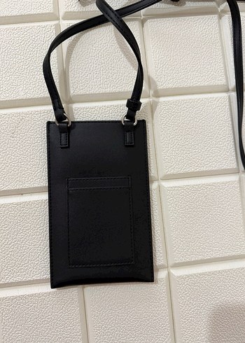 Kadın Siyah Deri Çapraz Çanta - Görsel 3