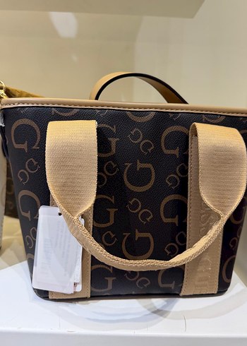 Kahverengi Guess Kadın Günlük Omuz Çantası - Görsel 2