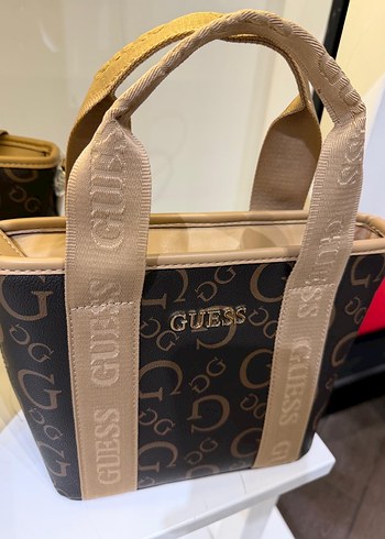 Kahverengi Guess Kadın Günlük Omuz Çantası - Görsel 5