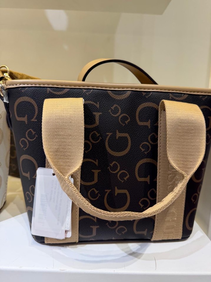 Kahverengi Guess Kadın Günlük Omuz Çantası - Görsel 2