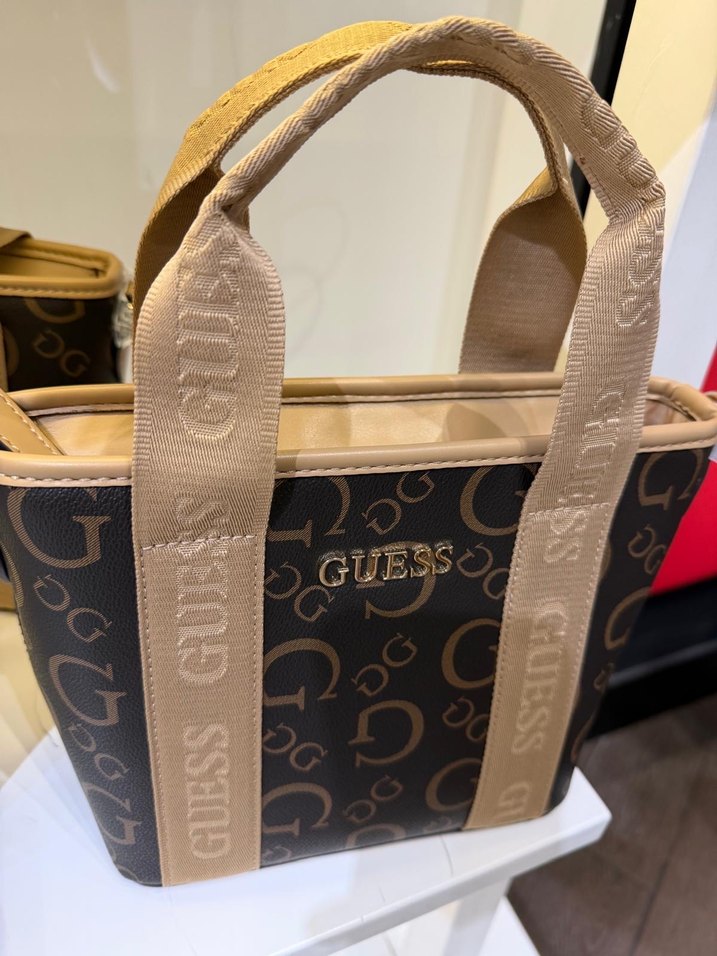 Kahverengi Guess Kadın Günlük Omuz Çantası - Görsel 5