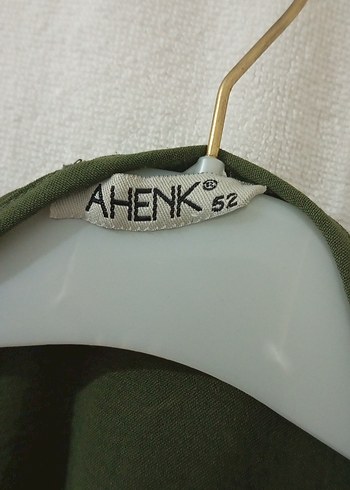 Kadın Salaş Uzun Kollu Haki Uzun Tesettür Yazlık İpli Ceket - Görsel 3