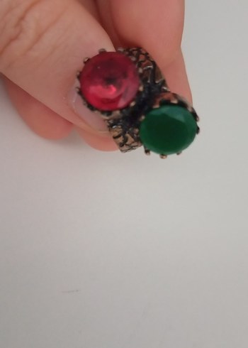 Bohem Tarzı Vintage Erkek Altın Renk Yüzük - Görsel 2