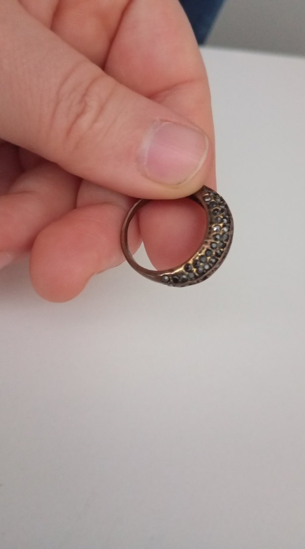 Bohem Tarzı Vintage Erkek Altın Renk Yüzük - Görsel 4