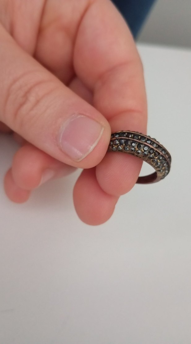 Bohem Tarzı Vintage Erkek Altın Renk Yüzük - Görsel 3