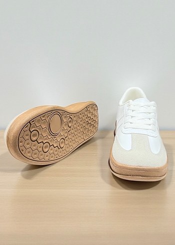 Beyaz Unisex Sneaker - No 36 - Görsel 4