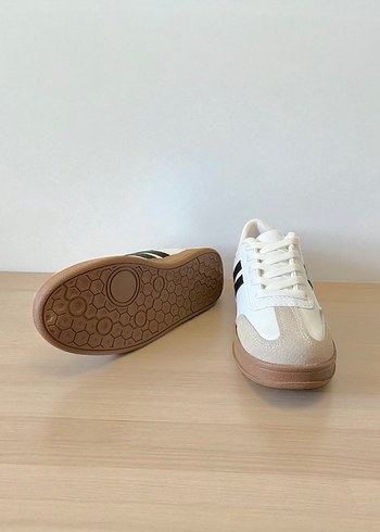Beyaz-Siyah Unisex Sneaker - No 36 - Görsel 4