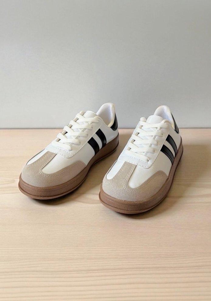 Beyaz-Siyah Unisex Sneaker - No 36 - Görsel 3