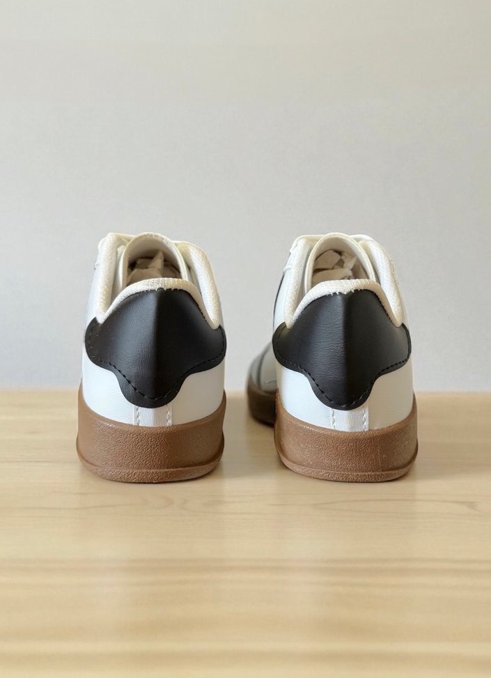 Beyaz-Siyah Unisex Sneaker - No 36 - Görsel 5