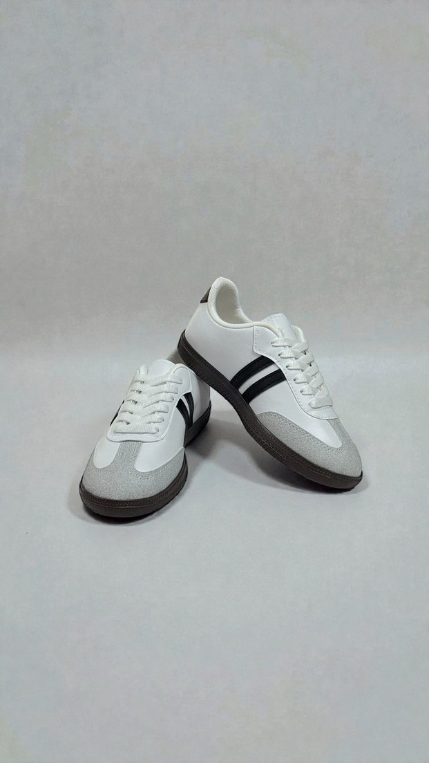 Beyaz-Siyah Unisex Sneaker - No 36 - Görsel 3