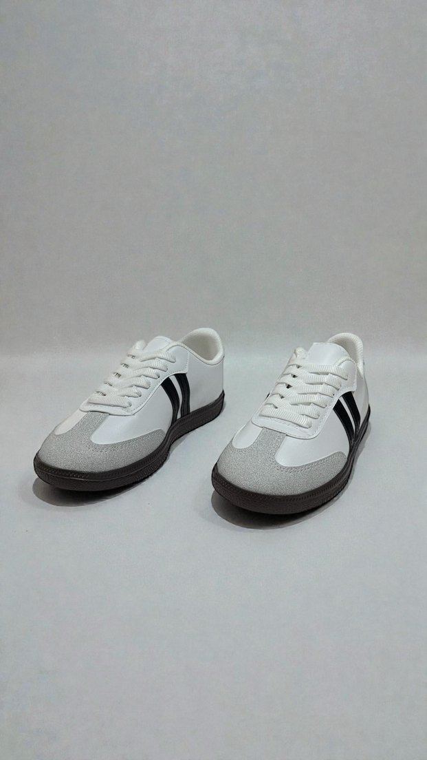 Beyaz-Siyah Unisex Sneaker - No 39 - Görsel 4