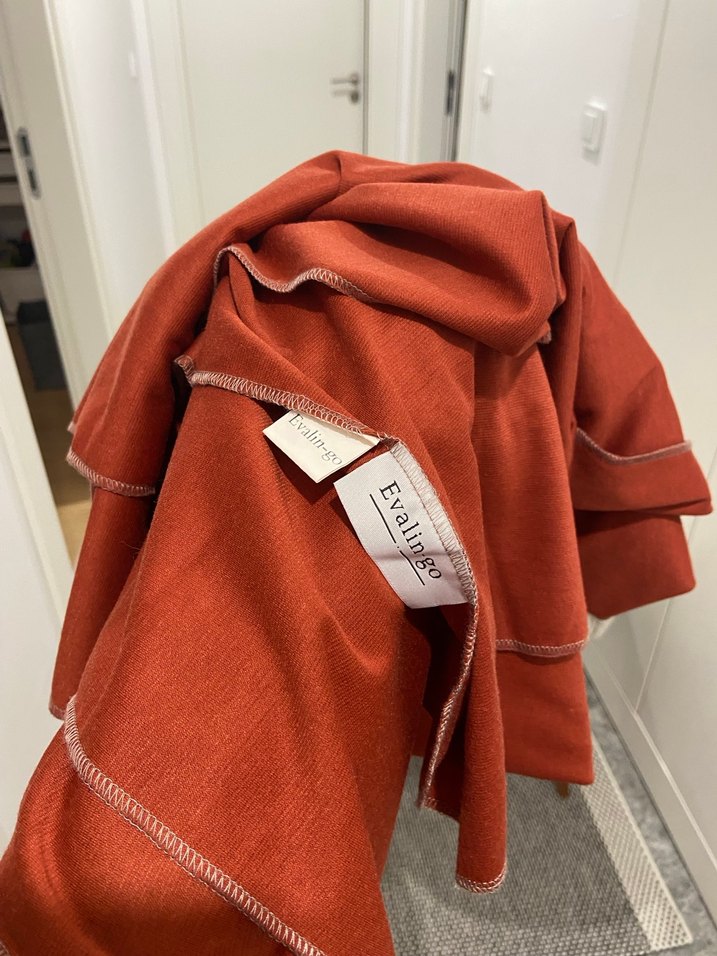 Bebek Taşıma Slingi turuncu - Görsel 5