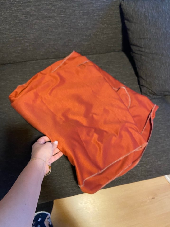 Bebek Taşıma Slingi turuncu - Görsel 4