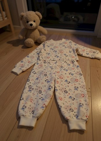 Renkli Desenli Uzun Kollu Bebek erkek : kız Takımı - Görsel 4