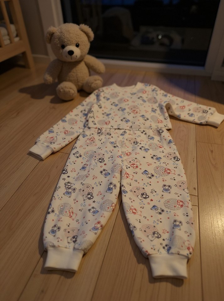 Renkli Desenli Uzun Kollu Bebek erkek : kız Takımı - Görsel 4