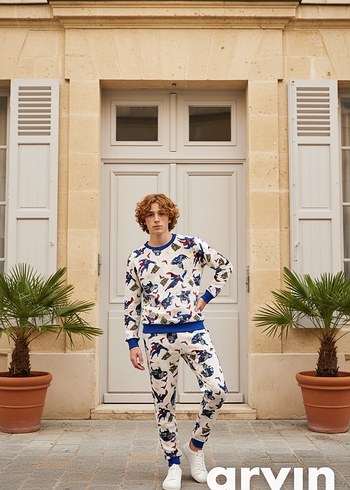 Renkli Baskılı Erkek Çocuk Pijama Takımı 4/5 yaş - Görsel 4