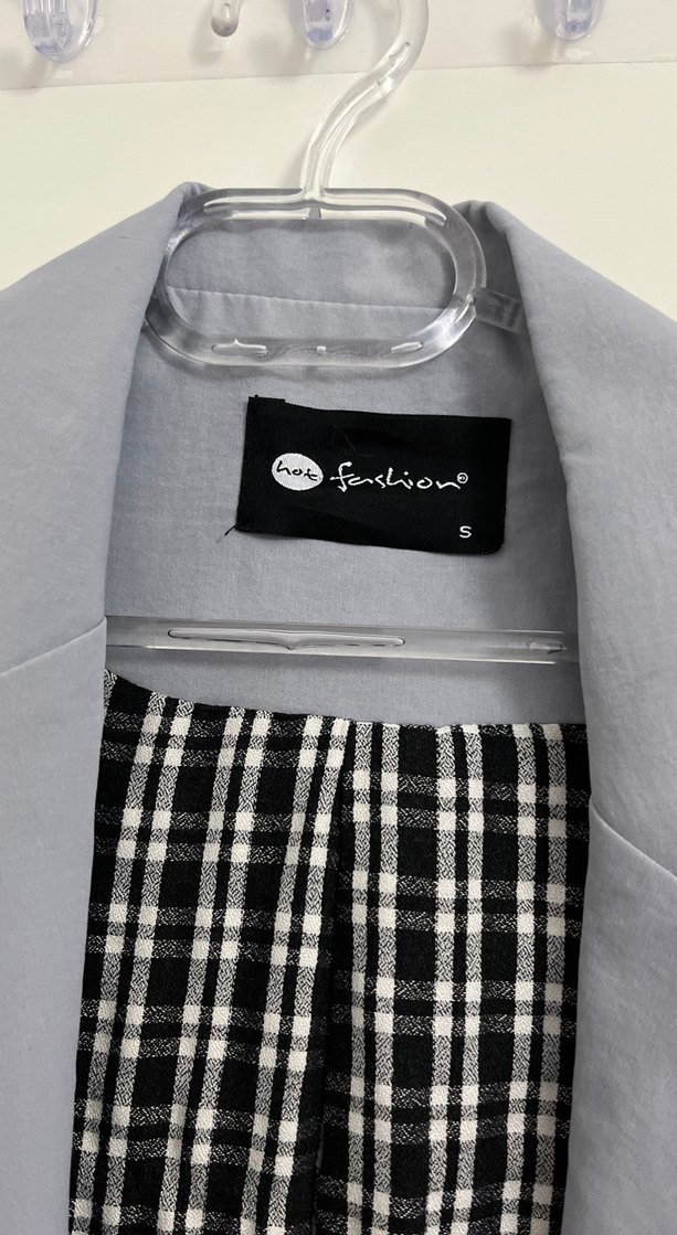 Gri Kadın Blazer Ceket - Görsel 2