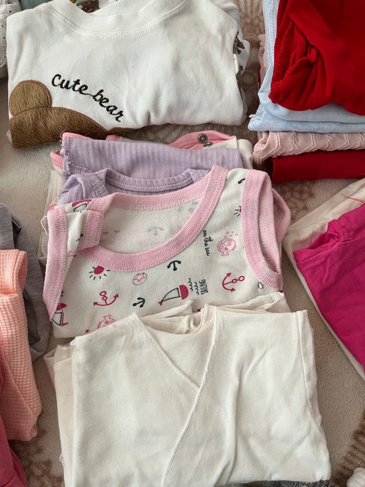 0-3 aylık toplu bebek kıyafet ve reflü yatağı - Görsel 5