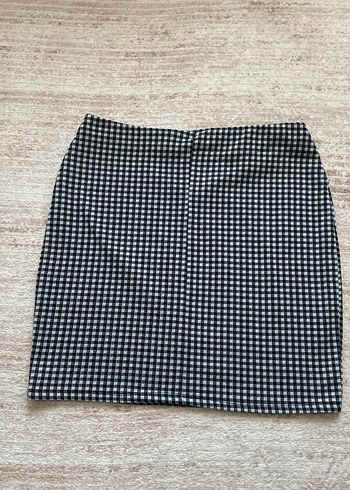 Koton Marka Ekoseli Midi Etek - Görsel 3