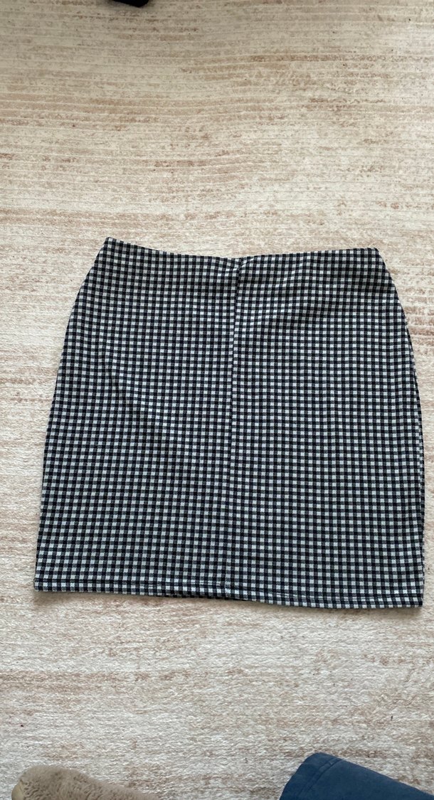 Koton Marka Ekoseli Midi Etek - Görsel 3