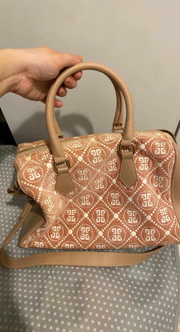 Pudra Pembe Pierre Cardin Omuz Çantası - Görsel 4