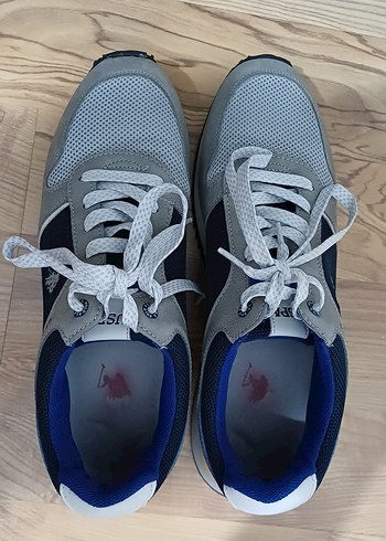 Gri Bağcıklı U.S. Polo Spor Ayakkabısı - Görsel 4