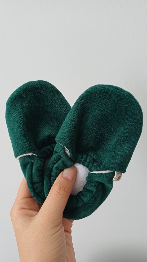 Çocuk Yeşil Sıcak Patik (Koko patik) - Görsel 2