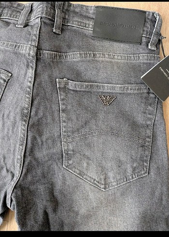 Gri Slim Fit Erkek Denim Pantolon - Görsel 4