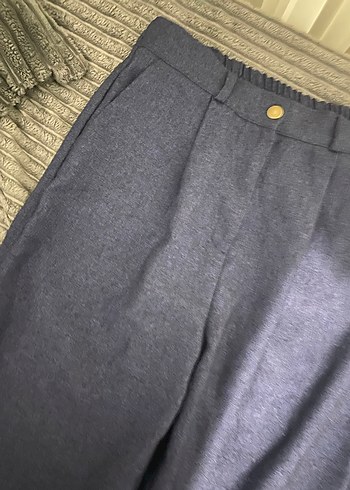 Lacivert havuç kadın Boyfriend Pantolon - Görsel 6