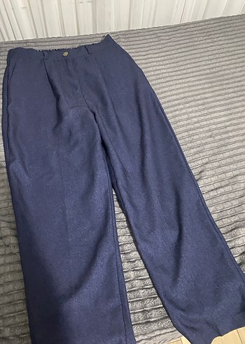 Lacivert havuç kadın Boyfriend Pantolon - Görsel 5