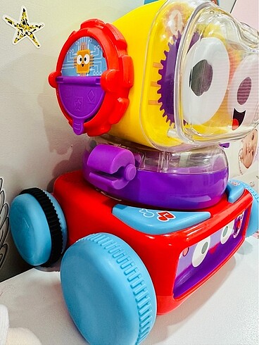 Beden Renk Fisher Price 4 ü 1 arada eğlenceli robot