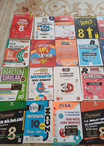8. Sınıf Sınav Hazırlık Kitapları Seti - Görsel 2