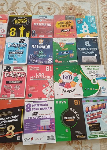 8. Sınıf Sınav Hazırlık Kitapları Seti - Görsel 3
