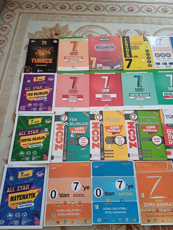 7. Sınıf Sınav Hazırlık Kitapları Seti - Görsel 4
