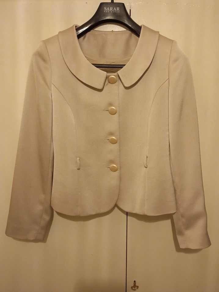 SELEN Bej Takım  Ceket & Etek | Şık ve Zamansız - Görsel 3