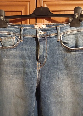 Kadın Mavi Normal Boy Kot Pantolon - Görsel 3