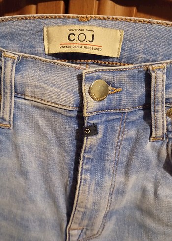 Kadın Mavi Normal Boy Kot Pantolon - Görsel 10