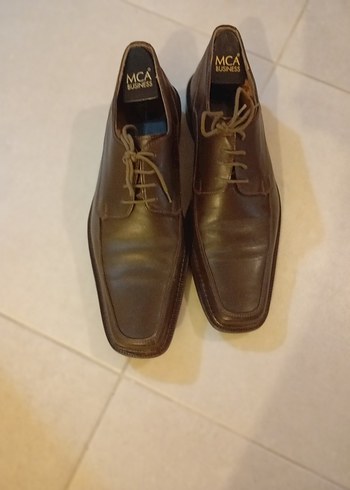 MCA Hakiki Deri Klasik Ayakkabı | Koyu Kahverengi | 44 Numara - Görsel 5