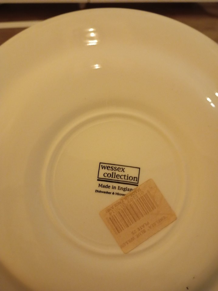 Vintage İngiliz Üretimi Blue Willow Dese - Görsel 5