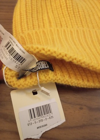 MUDO Bere  Sarı (Etiketli / Sıfır) Kadın Örgü Bere MUDO - Görsel 2