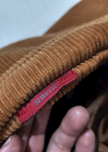 Düğmeli Kahverengi Süet Erkek Midi Ceket - Görsel 6