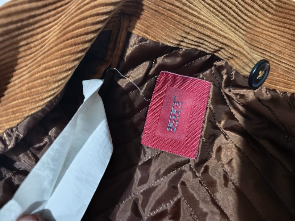 Düğmeli Kahverengi Süet Erkek Midi Ceket - Görsel 4