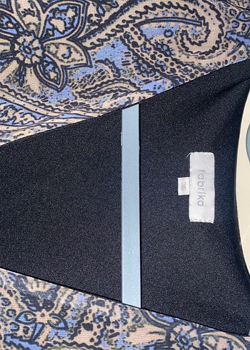 Bohem Uzun Gri Desenli Kadın Elbise - Görsel 3