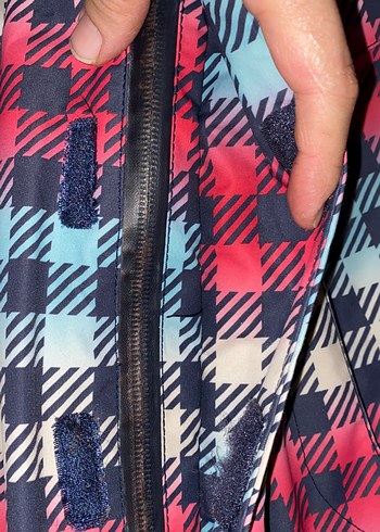 Renkli Ekose Desenli Kayak mont - Görsel 4