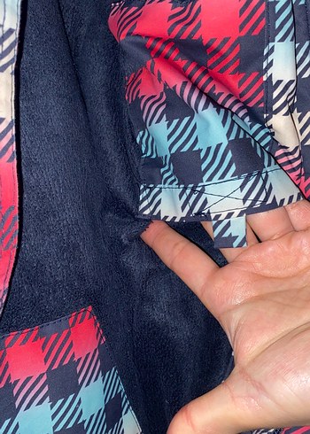 Renkli Ekose Desenli Kayak mont - Görsel 6